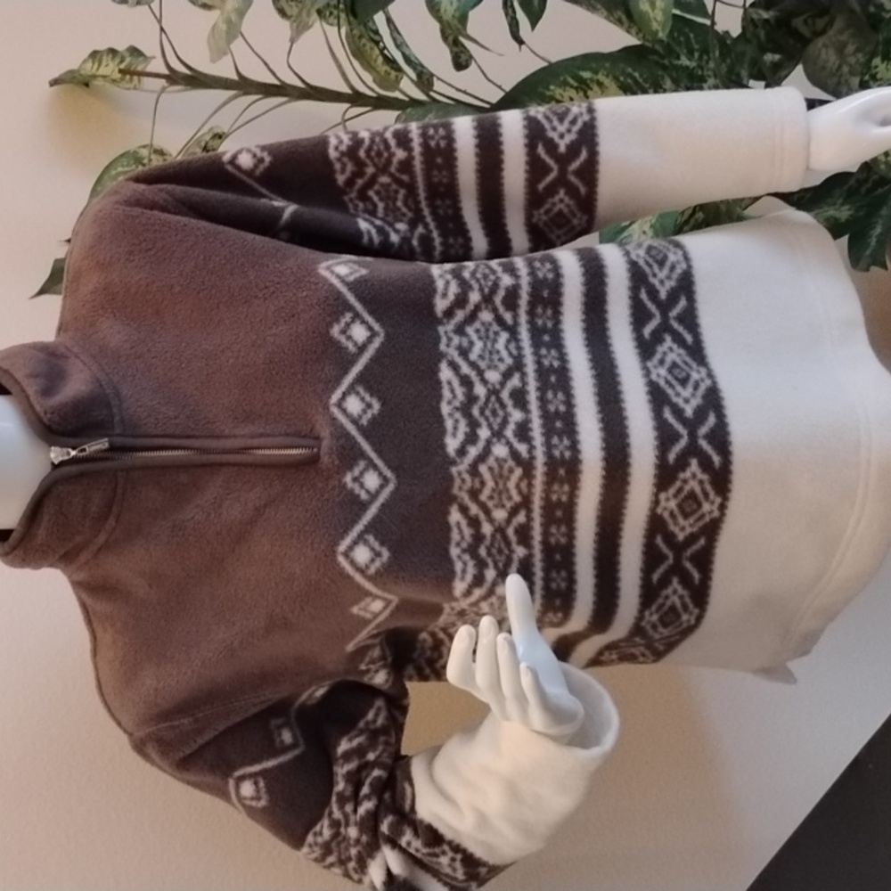 Catalina Women's Grey & White Ski/Skate Pullover - Size M